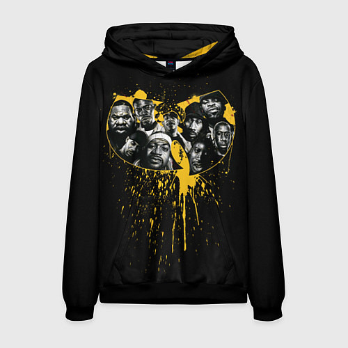 Мужская толстовка Wu-Tang Clan paint / 3D-Черный – фото 1