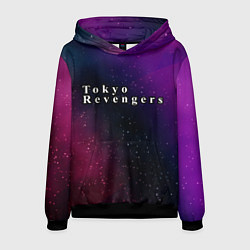 Толстовка-худи мужская Tokyo Revengers gradient space, цвет: 3D-черный