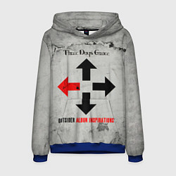 Толстовка-худи мужская Outsider Album Inspirations - Three Days Grace, цвет: 3D-синий
