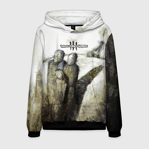 Мужская толстовка Three Days Grace дебютный альбом / 3D-Черный – фото 1