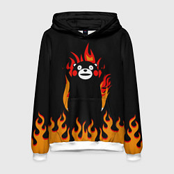 Толстовка-худи мужская Восхваляющий Кумамон - Тайна Кумамона, цвет: 3D-белый