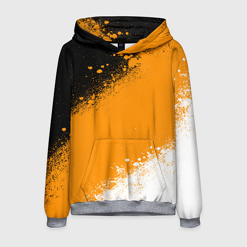 Мужская толстовка Имперский флаг - триколор / 3D-Меланж – фото 1