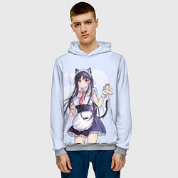 Толстовка-худи мужская Сузуне Хорикита, цвет: 3D-меланж — фото 2