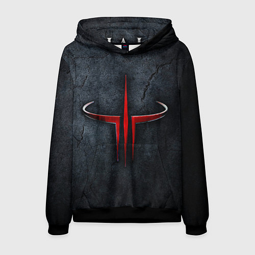 Мужская толстовка Quake 3 arena / 3D-Черный – фото 1