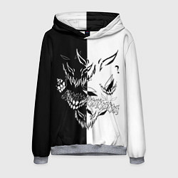 Толстовка-худи мужская Drain Face ZXC, цвет: 3D-меланж