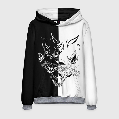 Мужская толстовка Drain Face ZXC / 3D-Меланж – фото 1