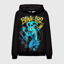 Толстовка-худи мужская Blink 182 rabbit, цвет: 3D-черный