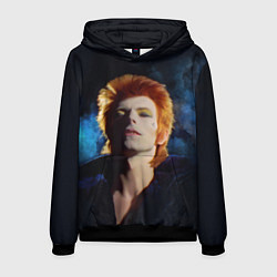 Толстовка-худи мужская David Bowie - Jean Genie, цвет: 3D-черный
