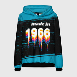 Толстовка-худи мужская Made in 1966: liquid art, цвет: 3D-черный