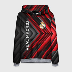 Толстовка-худи мужская Real Madrid art, цвет: 3D-меланж