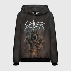 Толстовка-худи мужская Slayer rock monster, цвет: 3D-черный
