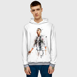Толстовка-худи мужская CR 7 Juventus, цвет: 3D-меланж — фото 2