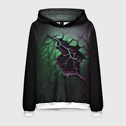 Толстовка-худи мужская Ветвь, цвет: 3D-белый