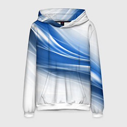 Толстовка-худи мужская Ледяной поток ветра, цвет: 3D-белый