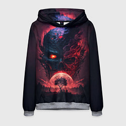 Толстовка-худи мужская Планета демонов, цвет: 3D-меланж