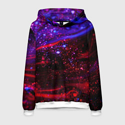 Толстовка-худи мужская Квантовое пространство от Midjourney, цвет: 3D-белый