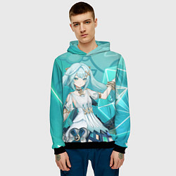 Толстовка-худи мужская Faruzan Genshin Impact, цвет: 3D-черный — фото 2