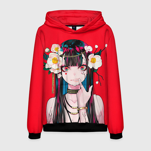 Мужская толстовка Anime vampire girl / 3D-Черный – фото 1