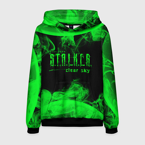 Мужская толстовка Stalker clear sky radiation art / 3D-Черный – фото 1