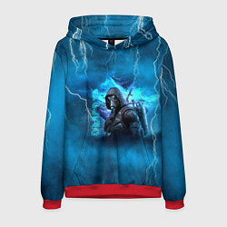 Толстовка-худи мужская Stalker sky art blue, цвет: 3D-красный