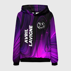 Толстовка-худи мужская Avril Lavigne violet plasma, цвет: 3D-черный