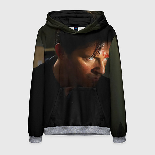 Мужская толстовка Пила Марк Хоффман / 3D-Меланж – фото 1