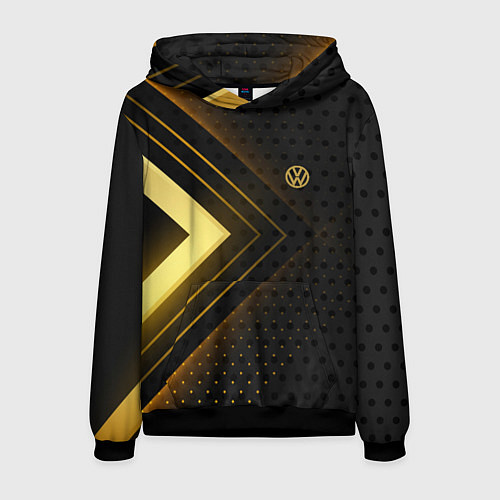 Мужская толстовка Volkswagen sign / 3D-Черный – фото 1