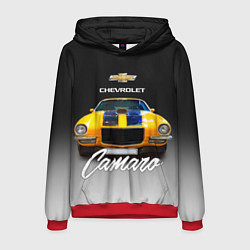 Толстовка-худи мужская Американский спорткар Camaro 1970 года, цвет: 3D-красный