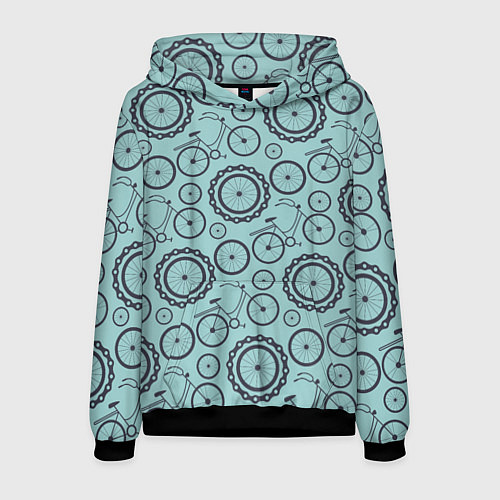 Мужская толстовка Любитель велика / 3D-Черный – фото 1