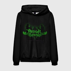 Толстовка-худи мужская Metalocalypse Dethklok green, цвет: 3D-черный