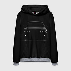 Толстовка-худи мужская BMW in the dark, цвет: 3D-меланж