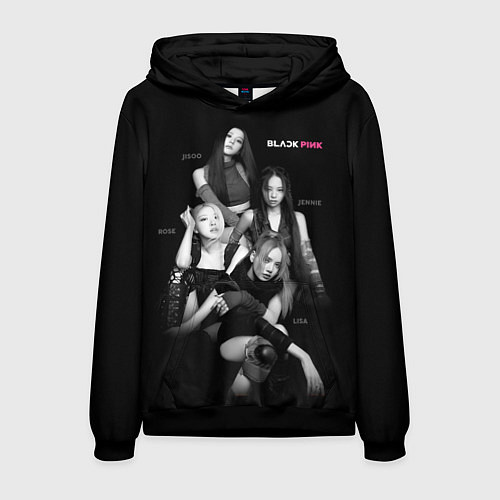 Мужская толстовка Blackpink girl group / 3D-Черный – фото 1