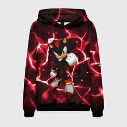 Толстовка-худи мужская Shadow the Hedgehog, цвет: 3D-черный