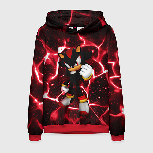 Мужская толстовка Shadow the Hedgehog / 3D-Красный – фото 1