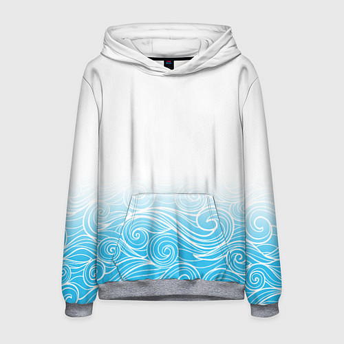 Мужская толстовка Гинтама текстура / 3D-Меланж – фото 1