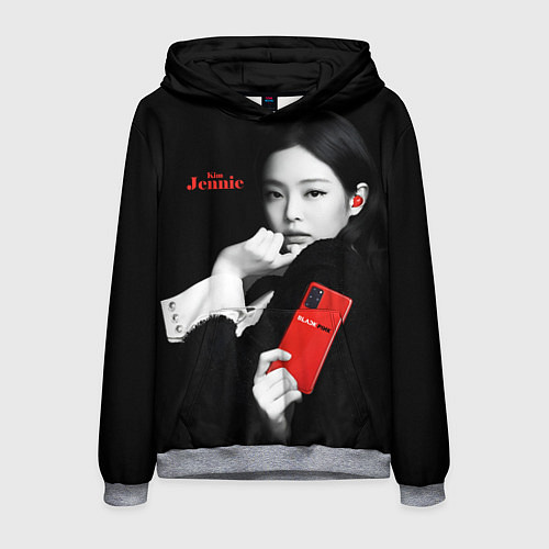 Мужская толстовка Blackpink Jennie Smartphone / 3D-Меланж – фото 1