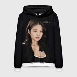 Толстовка-худи мужская Blackpink Jennie sportswoman, цвет: 3D-белый