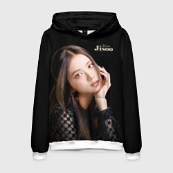 Толстовка-худи мужская Blackpink Cute Jisoo Kim, цвет: 3D-белый