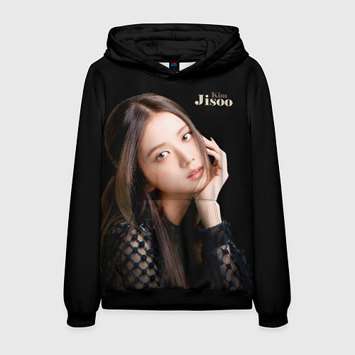 Мужская толстовка Blackpink Cute Jisoo Kim / 3D-Черный – фото 1