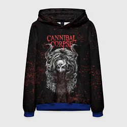 Толстовка-худи мужская Cannibal Corpse art, цвет: 3D-синий