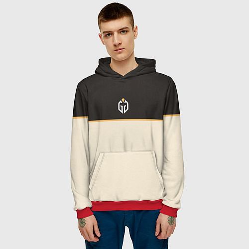 Мужская толстовка Gaimin Gladiators esports / 3D-Красный – фото 3