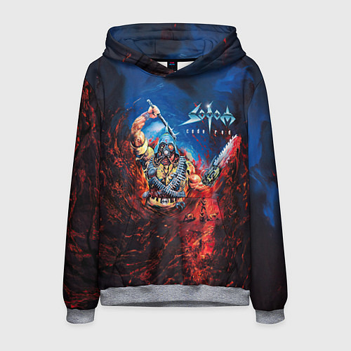 Мужская толстовка Sodom Cod red / 3D-Меланж – фото 1