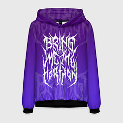 Толстовка-худи мужская Bring Me The Horizon Lettering, цвет: 3D-черный