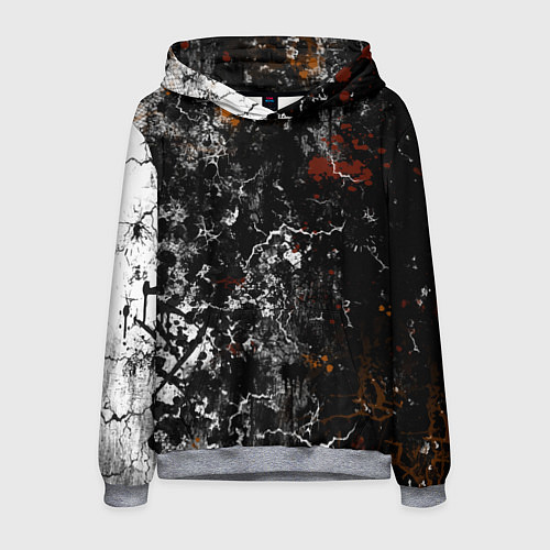 Мужская толстовка Граффити абстрактный рисунок / 3D-Меланж – фото 1