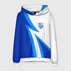 Толстовка-худи мужская Волгоградский ротор - клуб, цвет: 3D-белый