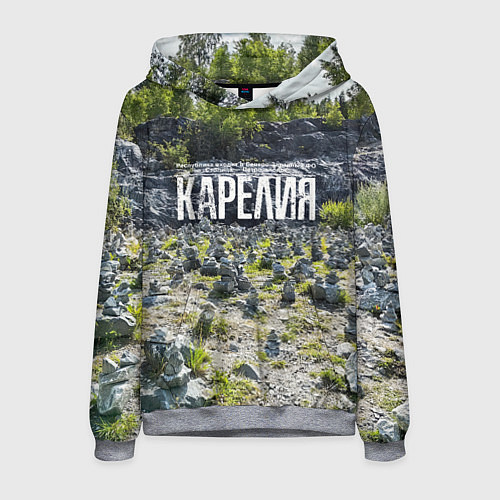 Мужская толстовка Карелия / 3D-Меланж – фото 1