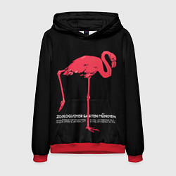 Толстовка-худи мужская Фламинго - Мюнхен, цвет: 3D-красный