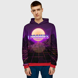 Толстовка-худи мужская Я Обещаю, цвет: 3D-красный — фото 2