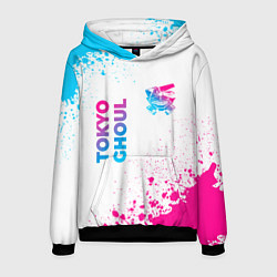 Мужская толстовка Tokyo Ghoul neon gradient style: надпись, символ