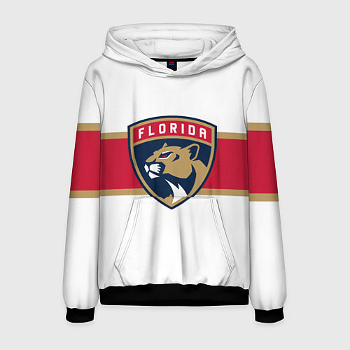 Мужская толстовка Florida panthers - uniform - hockey / 3D-Черный – фото 1
